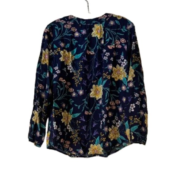 Old Navy Floral Long Sleeved Blouse - Large - Picture 2 of 5